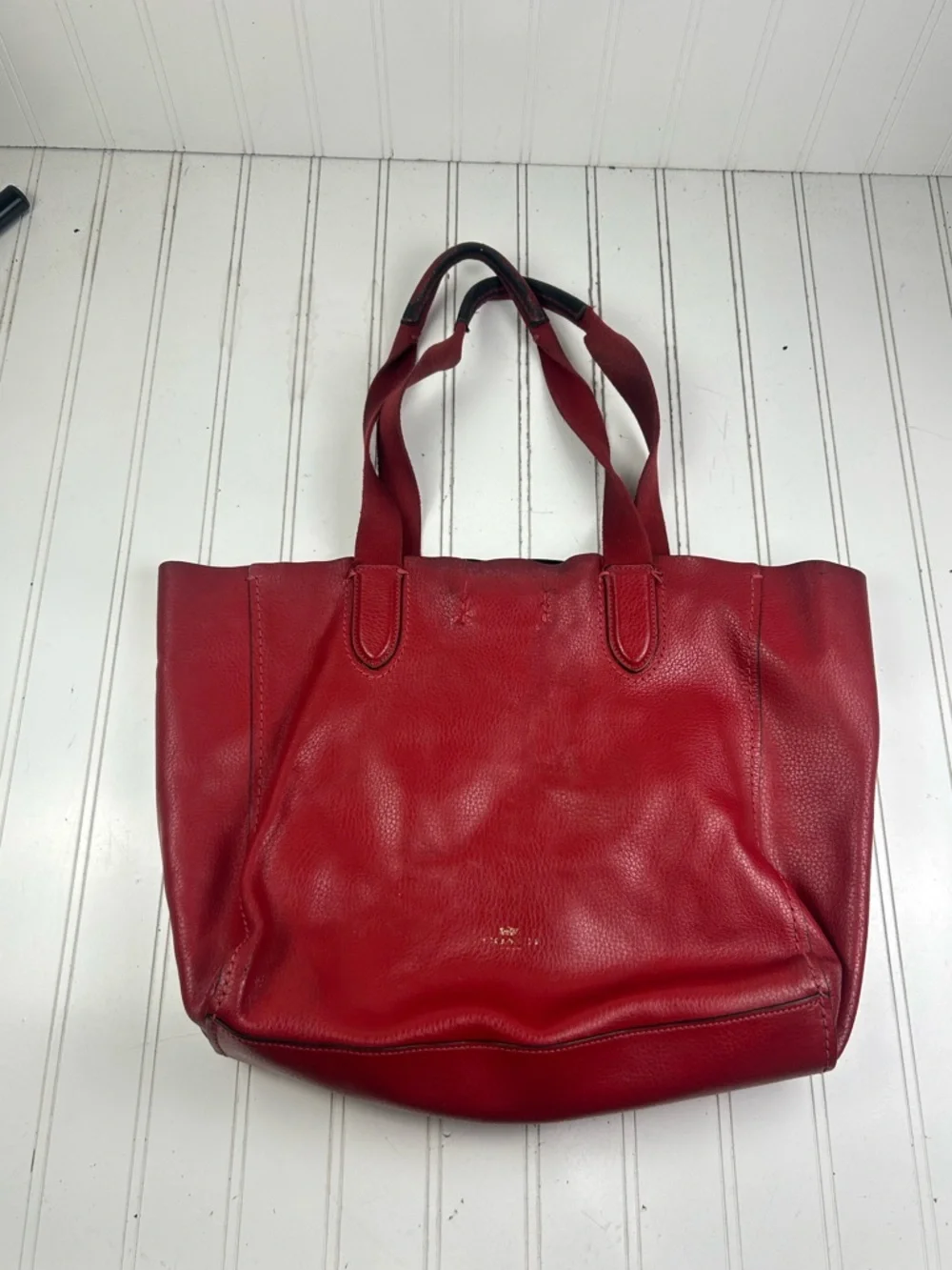 Coach Derby Vintage Y2K Red Leather Tote Bag Women’s - Picture 14 of 15
